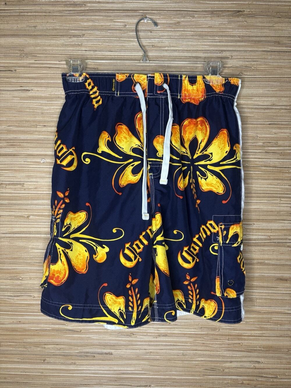Corona Extra Men’s Swim Trunks 9” Inseam Size L